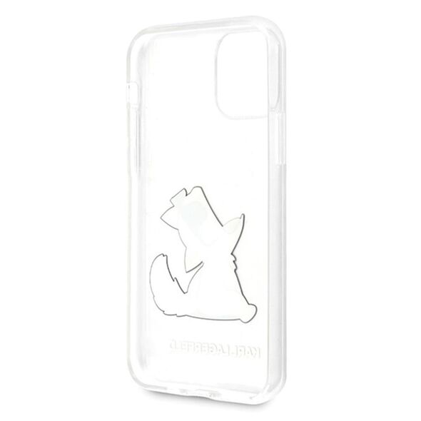 Karl Lagerfeld case for iPhone 11 KLHCN61CFNRC transparent hard case Choupette Fun 3700740466766