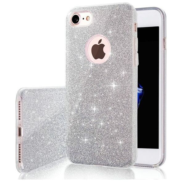 Glitter 3in1 case for Samsung Galaxy A51 silver 5900495856678