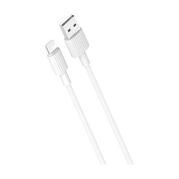 XO cable NB156 USB - Lightning 1,0 m 2,4A white 6920680871902