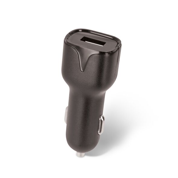 Setty car charger 1x USB 2,4A black + USB-C cable 1,0 m 5900495922007