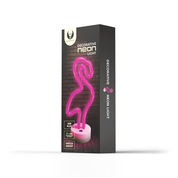 Neon LED on a stand FLAMINGO pink FSNE01 Forever Light 5900495059451