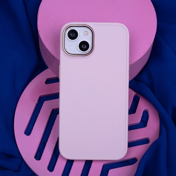 Satin case for iPhone 15 Pro Max 6,7&quot; pink 5900495495006