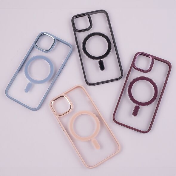 Satin Clear Mag case for iPhone 12 / 12 Pro 6,1&quot; blue 5907457714038