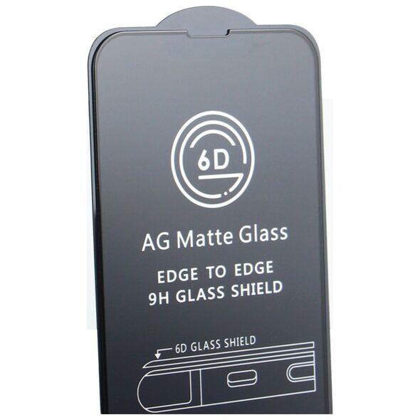 Tempered glass 6D matte for iPhone 12 / 12 Pro 6.1'' black frame 5907457722767