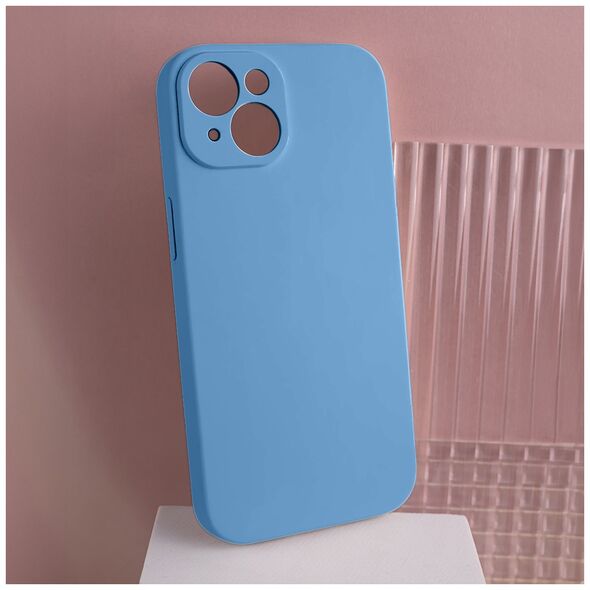 Solid Silicon case for Samsung Galaxy S24 Ultra light blue 5907457733497