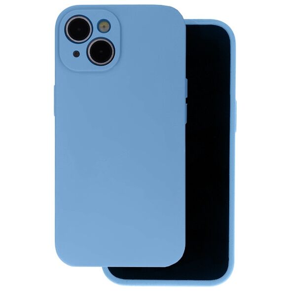 Solid Silicon case for Samsung Galaxy S24 Ultra light blue 5907457733497