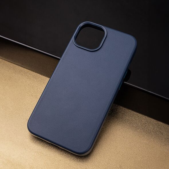 Mag Leather case for iPhone 13 Pro Max 6,7&quot; dark blue 5907457734425