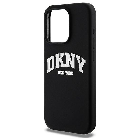 DKNY case for iPhone 15 Pro 6,1&quot; DKHMP15LSNYACH black HC Magsafe silicone w arch logo 3666339266714