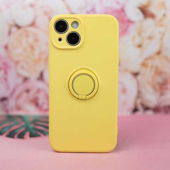 Finger Grip case for iPhone 16 6,1&quot; yellow 5907457782594