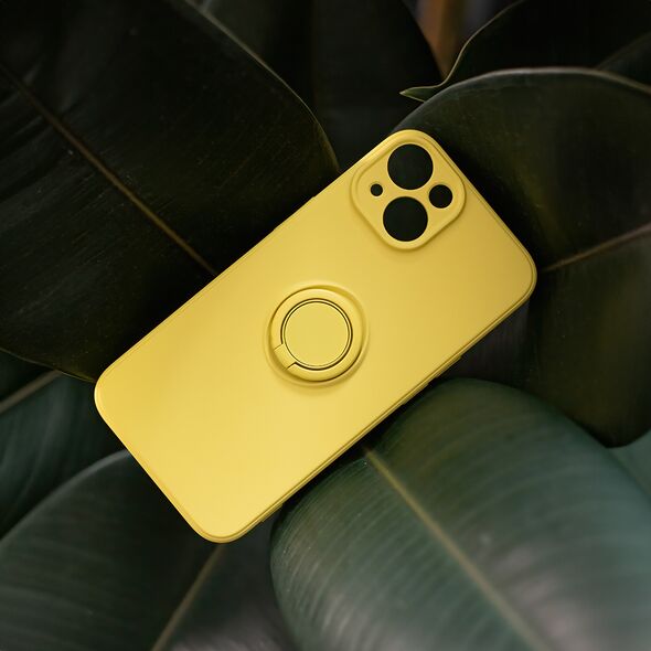 Finger Grip case for iPhone 16 6,1&quot; yellow 5907457782594