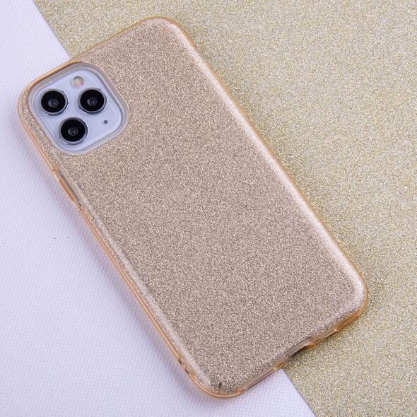 Glitter 3in1 case for iPhone 16 Plus 6,7&quot; gold 5907457788770