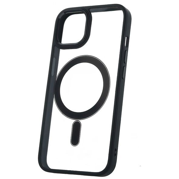 Satin Clear Mag case for iPhone 16 6,1&quot; black 5907457788794