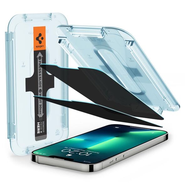 Spigen Spigen - Glas.tR EZ-FIT (2 pack) - iPhone 13 / 13 Pro / 14 - Privacy 8809811851250 έως 12 άτοκες Δόσεις