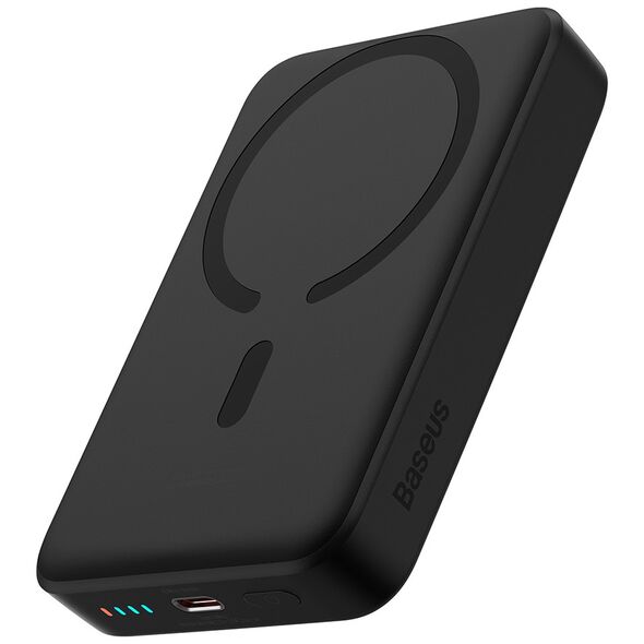 Baseus USB-C External Battery, MagSafe, 10000mAh, 30W - Baseus Mini (PPCX110201) - Black 6932172627966 έως 12 άτοκες Δόσεις