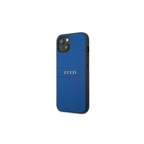 Guess case for iPhone 13 Pro / 13 6,1'' GUHCP13LPSASBBL blue Saffiano Strap 3666339023539