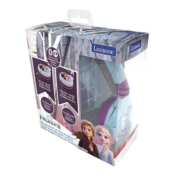 Lexibook Foldable headphones 2 in 1 Frozen Lexibook 064535  HPBT010FZ έως και 12 άτοκες δόσεις 3380743086859