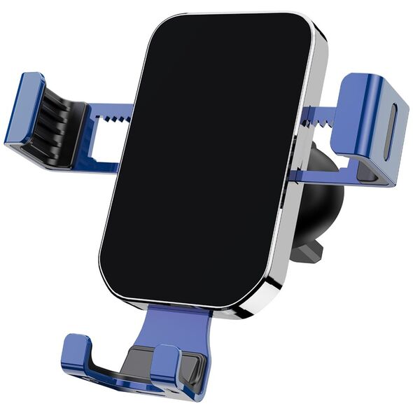 Gravity smartphone car holder for air vent blue (YC12) 9145576238271