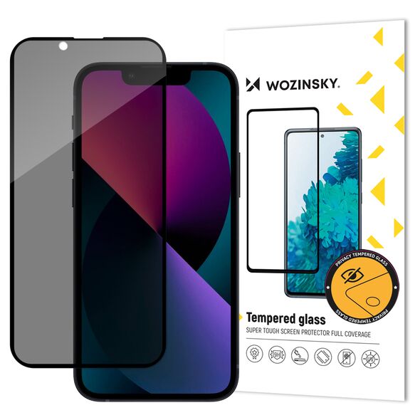 Wozinsky Privacy Glass Tempered Glass for iPhone 14 Plus / 13 Pro Max with Anti Spy Privacy Filter 9145576242001