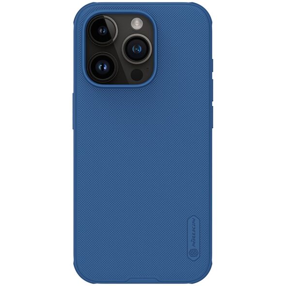 Nillkin Super Frosted Shield Pro reinforced case for iPhone 15 Pro - blue 6902048265585