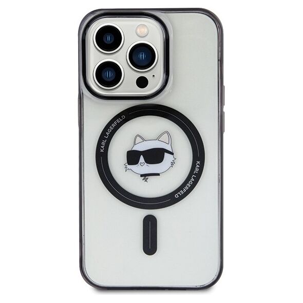 Karl Lagerfeld IML Choupette's Head MagSafe case for iPhone 15 Pro - transparent 3666339162054