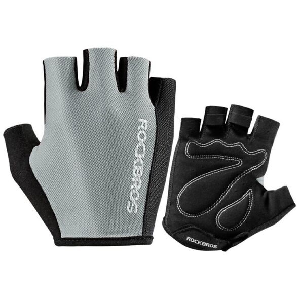 Rockbros S099GR cycling gloves, size L - gray 7016802869274