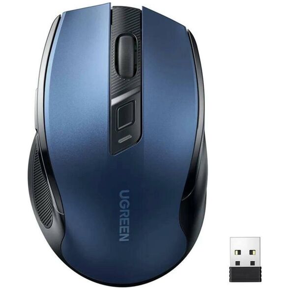 Ugreen MU006 wireless optical mouse USB 2.4GHz / Bluetooth 5.0 4000 DPI - blue 6941876227532