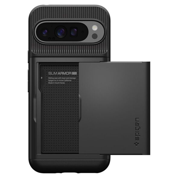 Spigen Case for Google Pixel 9 Pro XL - Spigen Slim Armor CS - Black 8809971226684 έως 12 άτοκες Δόσεις