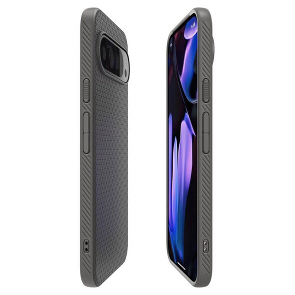 Case GOOGLE PIXEL 9 / 9 PRO Spigen Liquid Air Marble gray 8809971226332