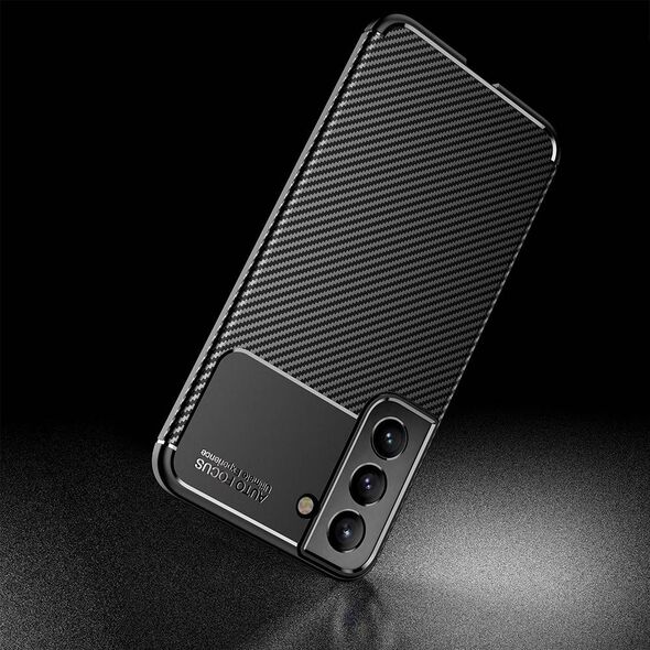 Case SAMSUNG GALAXY S22 Armored Shockproof Nexeri Carbon Fiber black 5904161122609