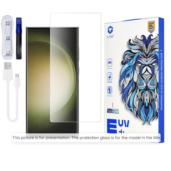 Lito Film for Oppo Reno11 - Lito 3D UV Glass - Clear 5949419238206 έως 12 άτοκες Δόσεις