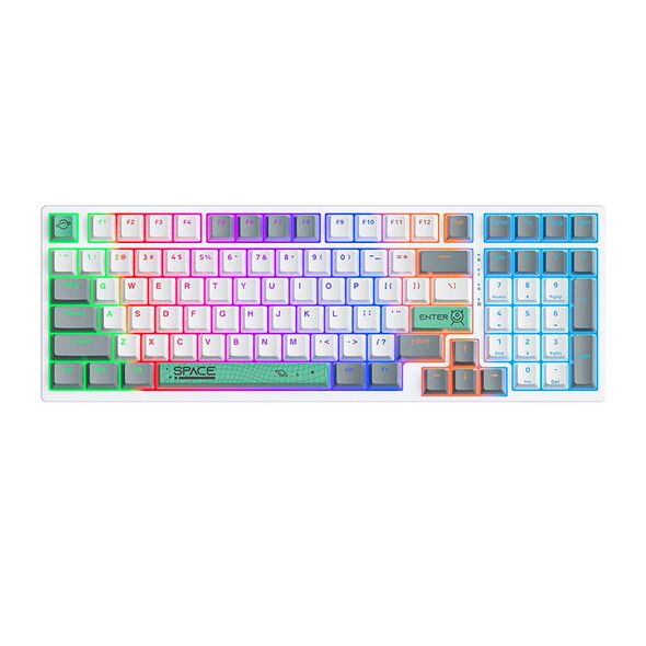 ONIKUMA ONIKUMA G38 98 Keys USB Wired Mechanical Keyboard White 066024  G38 Wired White έως και 12 άτοκες δόσεις 6972470563023