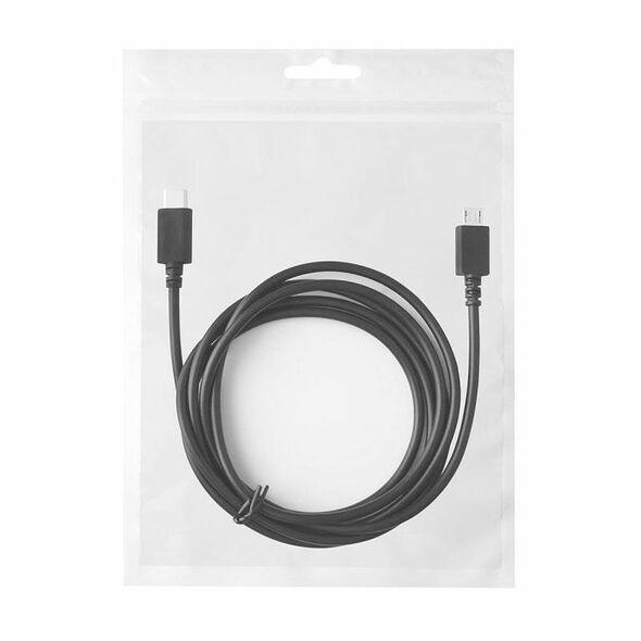 Cable USB TYP C/ MICRO Reverse 3A 1,5m black 5902537014794