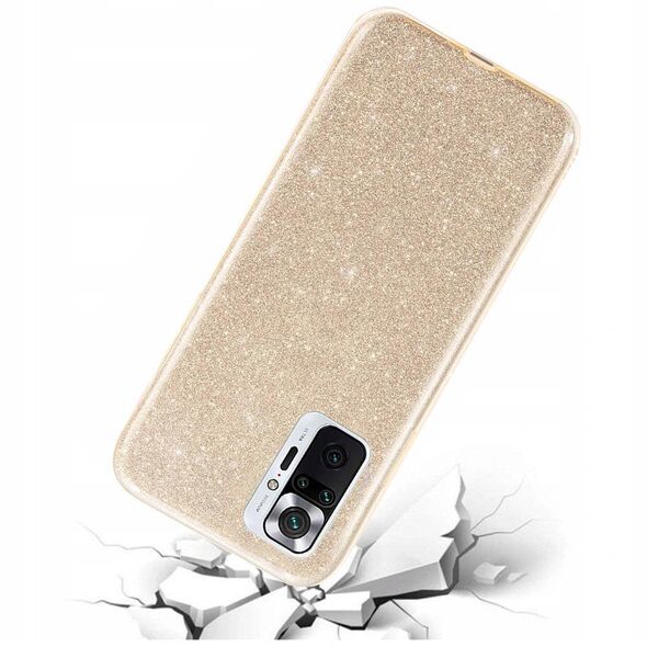 Case XIAOMI REDMI NOTE 10 PRO Glitter gold 5904161110705