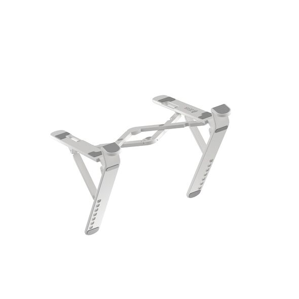 Devia adjustable folding holder stand EL159 for laptop tablet white 6938595364044