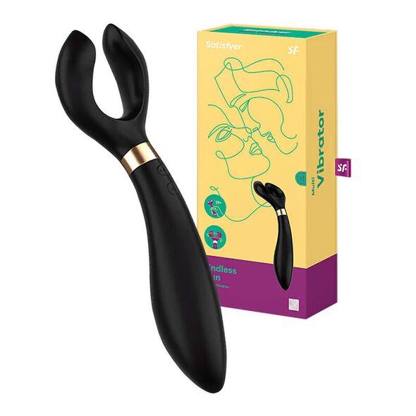 Satisfyer Couples vibrator Satisfyer Endless Fun (black) 068357  4001029 έως και 12 άτοκες δόσεις 4061504001029