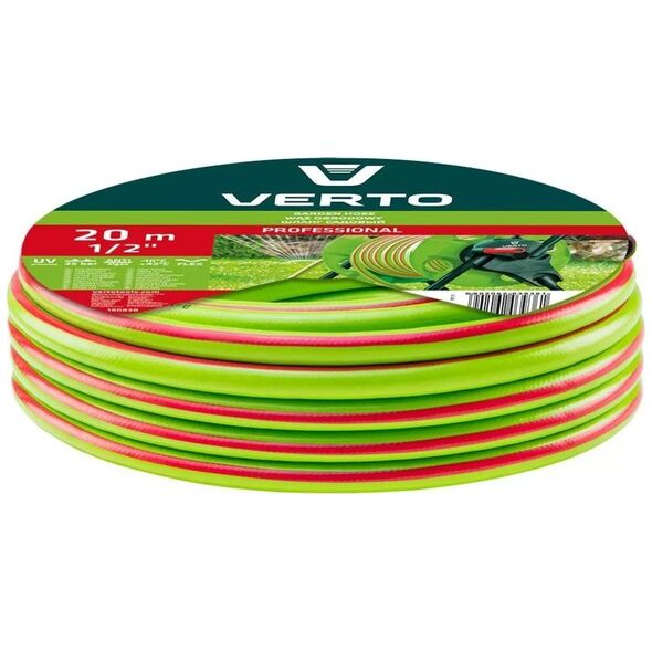 Verto Wąż ogrodowy 20m 1/2" PROFESSIONAL (15G820)