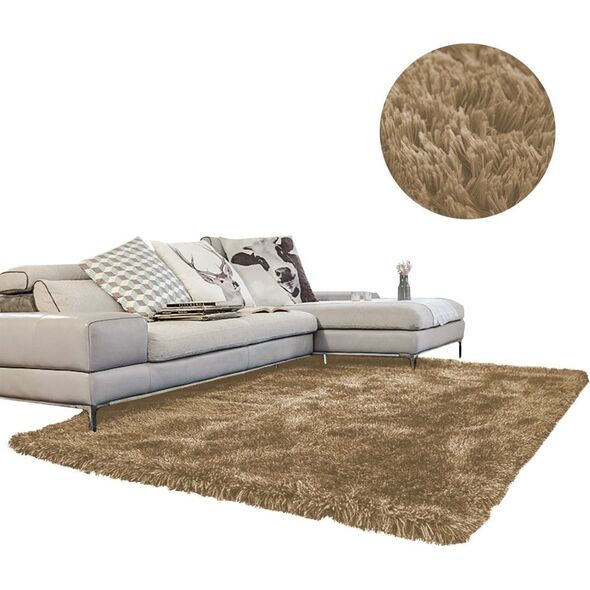 Dywan - Living Room Shaggy 140x200 - Camel uniwersalny