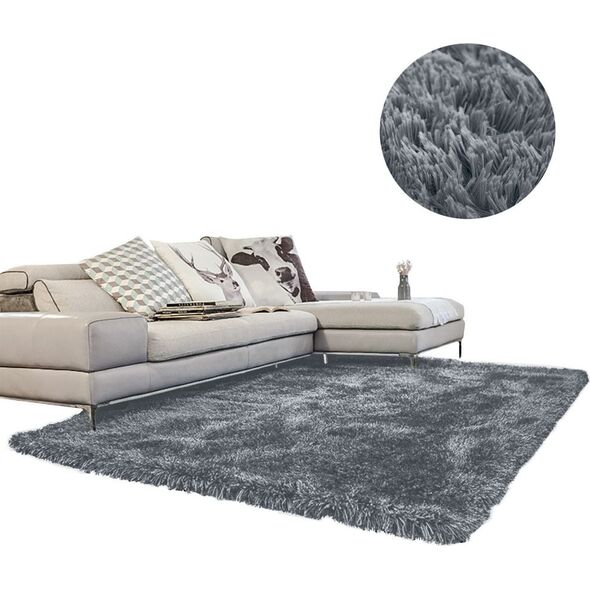 Dywan - Living Room Shaggy 250x300 - Dark Silver uniwersalny