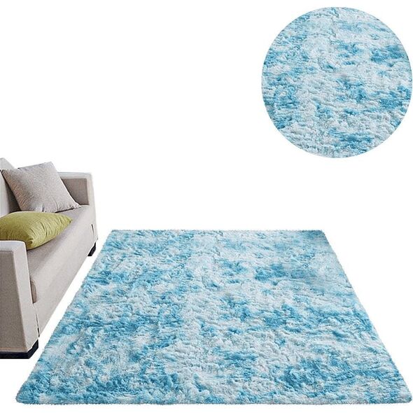 Strado Dywan Ombre Shaggy Strado 180x260 OmbreBlue (Jasny Niebieski) uniwersalny