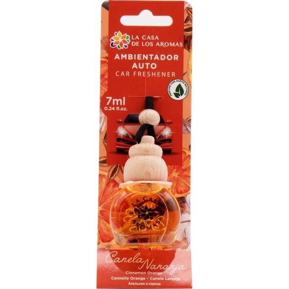 La Casa de los Aromas La Casa de los Aromas Car Freshener odświeżacz do samochodu Cynamon i Pomarańcza 7ml