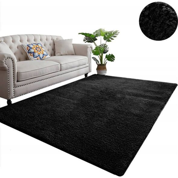 Strado Dywan Alpaca Strado 140x200 AlpacaBlack (Czarny) uniwersalny