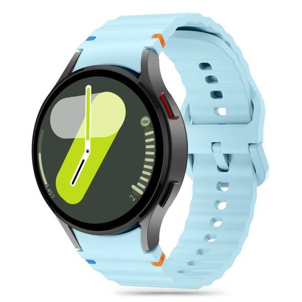 Strap for SAMSUNG GALAXY WATCH 4 / 5 / 5 PRO / 6 / 7 / FE Tech-Protect Silicone Sport Sky light blue 5906302313419