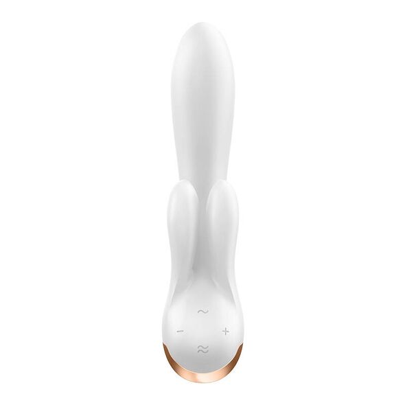 Satisfyer Vibrator Satisfyer Double Flex with App (White) 069741  4002620 έως και 12 άτοκες δόσεις 4061504002620