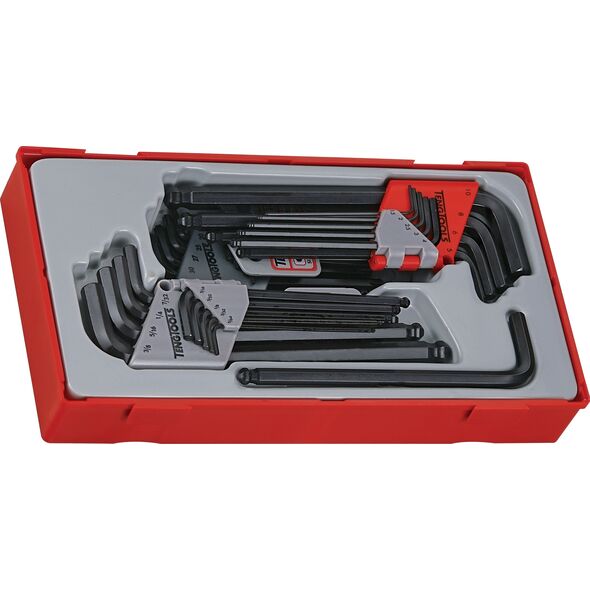 Teng Tools 28-elementowy Zestaw kluczy trzpieniowych sześciokątnych/TX Teng Tools TTHT28 - 128250107