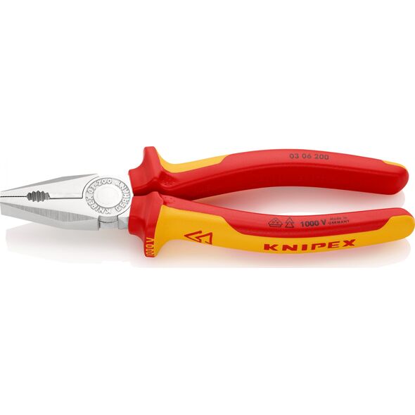 Knipex szczypce kombinerki uniwersalne izolowane (03 06 200)