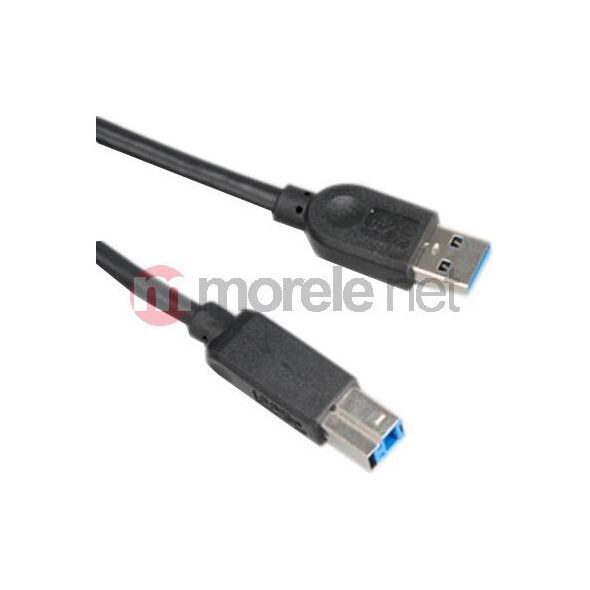 Kabel USB Akasa USB-A - 1.5 m Czarny (AKCBUB0115BK)