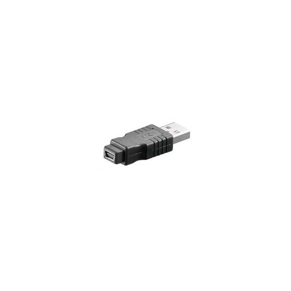 Adapter USB PremiumCord miniUSB - USB Czarny  (kur10)