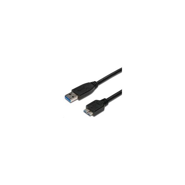 Kabel USB PremiumCord USB-A - micro-B 0.5 m Czarny (ku3ma05bk)