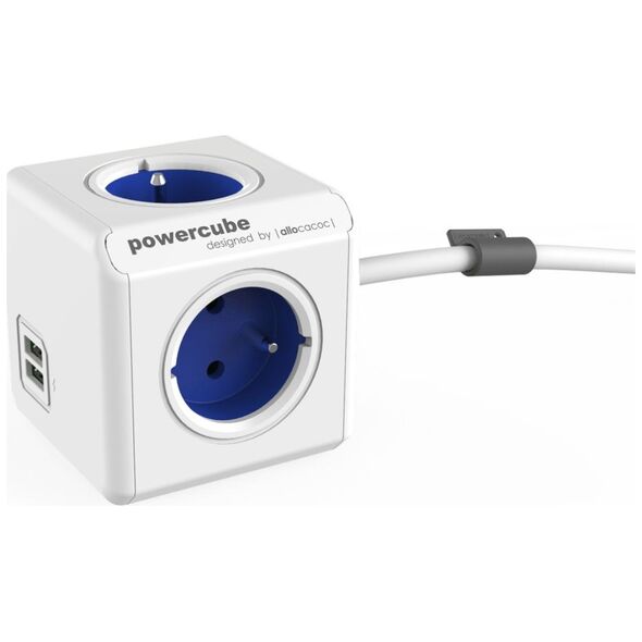 PowerCube Przedłużacz Extended USB 1,5m niebieski (2402BL/FREUPC)