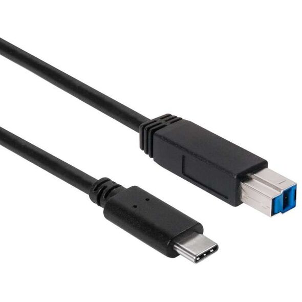 Kabel USB Club 3D USB-C - USB-B 1 m Czarny (CAC-1524)